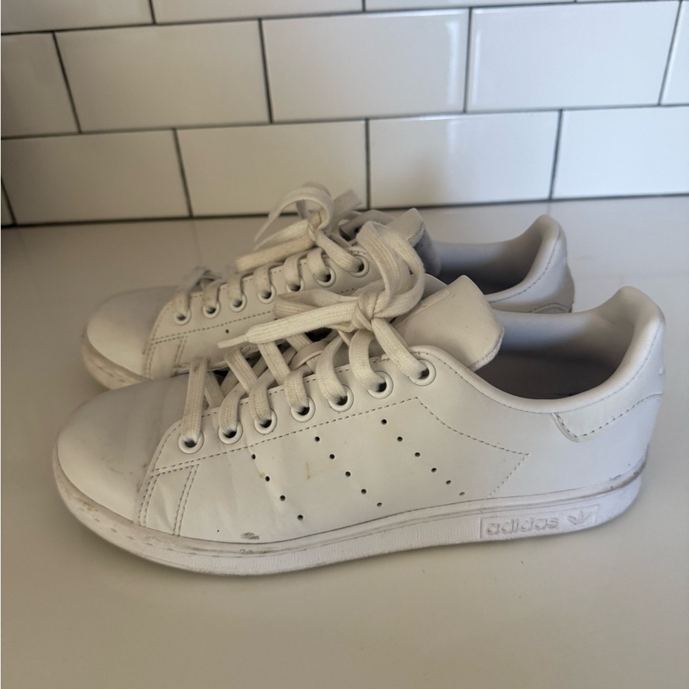 Adidas Classic White Leather Sneakers Stan Smith